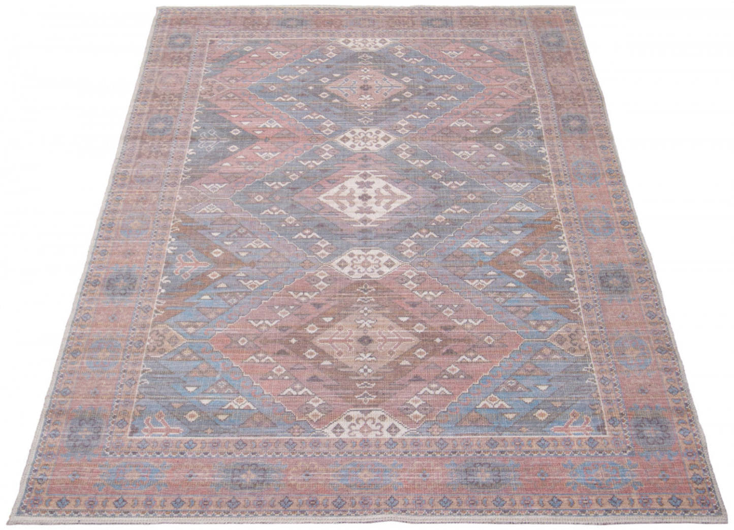 Tapis Samia Bleu 5'3 X 8'0 Tapis|Tapis Samia bleu 5 pi 3 po x 8 pi 0 po