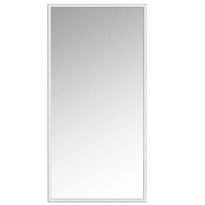 Miroir Border de 36 po argenté