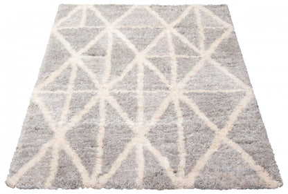 Tapis gris Bellanca - 3'11 X 5'7|Tapis Bellanca gris - 3 pi 11 po x 5 pi 7 po