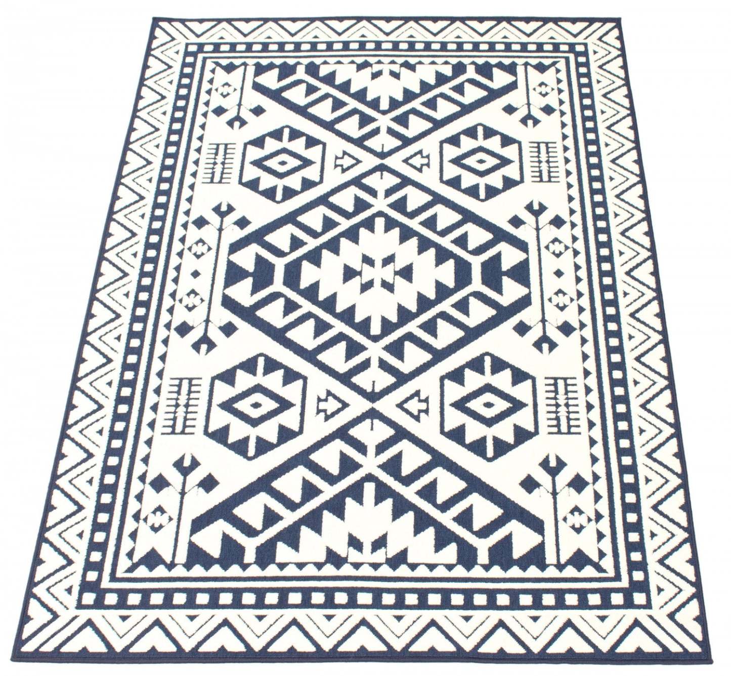 Gaia Blue 6'7 x 9'6 Area Rug|Carpette Gaia bleue 6 pi 7 po x 9 pi 6 po|D86FWRT9