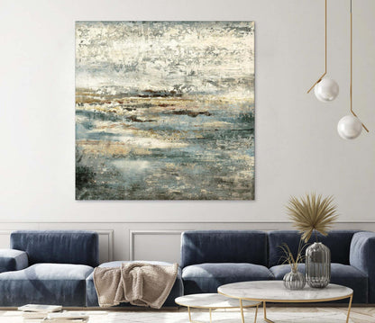 Œuvre d'art murale géante « Maui Mystery » 72 x 72