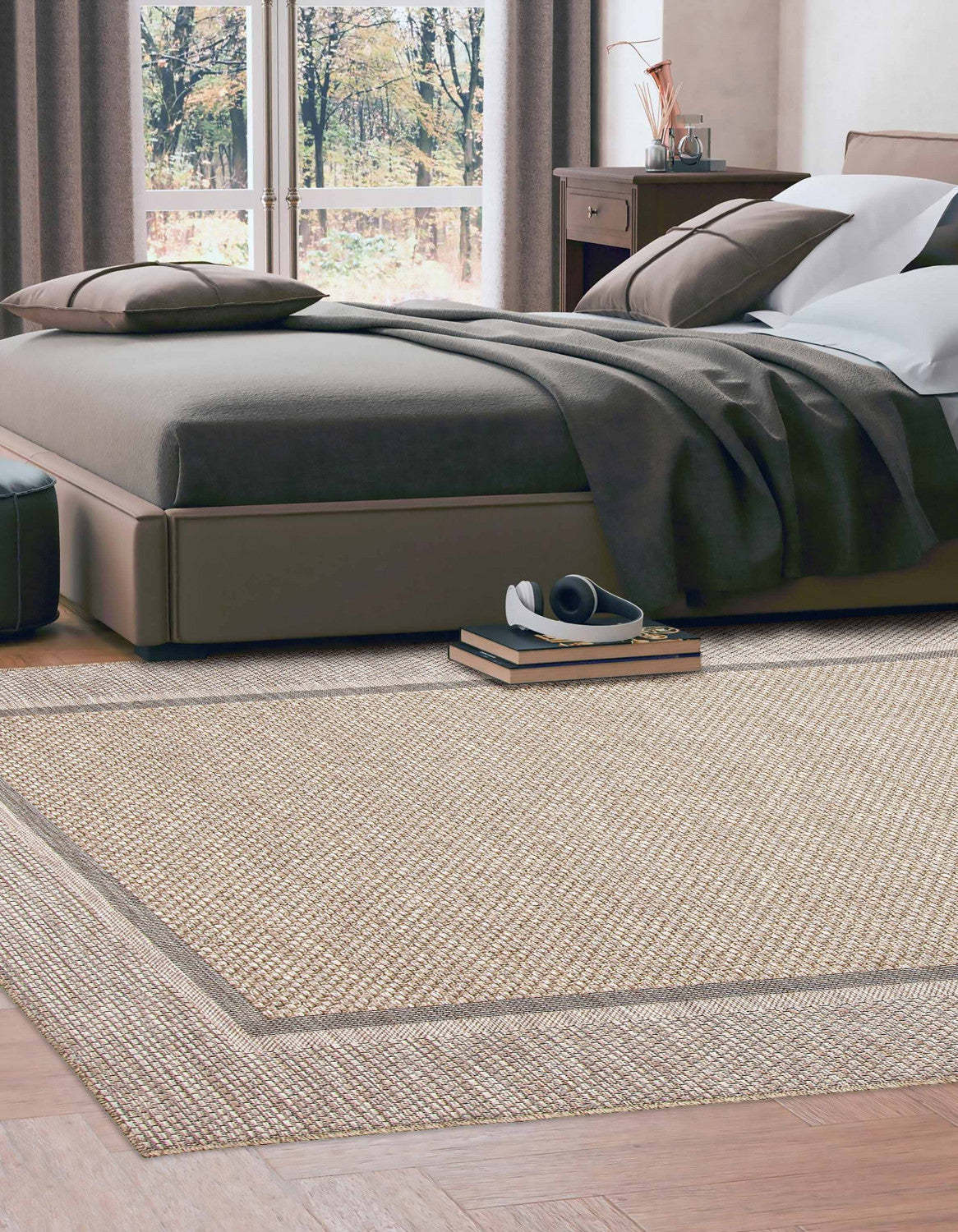 Tapis Brooks Taupe - 8'0 x 10'0|Carpette Brooks taupe - 8 pi 0 po x 10 pi 0 po
