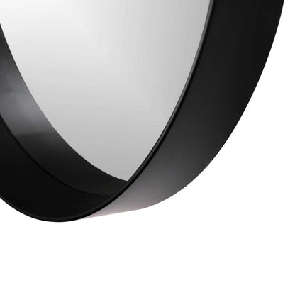 Parsons Round Black Mirror|Miroir rond Parsons noir