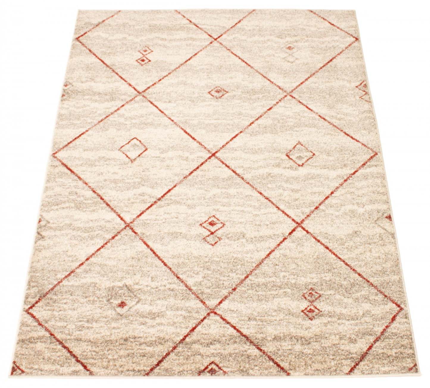 Grande Ivoire/Rouge 3'11 X 5'7 Tapis|Tapis Grande Ivoire / Rouge 3pi 11 po X 5pi 7po| D27BOTDL|Carpette Grande ivoirerouge 3 pi 11 po x 5 pi 7 po|D27BOTDL