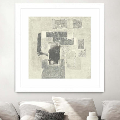 Camera Obscura Matted and Framed White 36x36 Wall Art|Œuvre d'art murale encadrée blanche et mate « Camera Obscura » 36 x 36