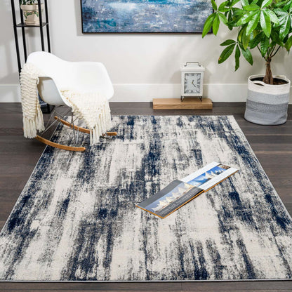 Tapis Roma Rio bleu marine 8 x 11 | D80GI9T6