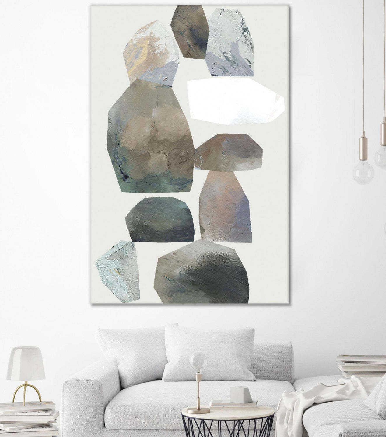 Œuvre d'art murale géante « Rocking I » 84 x 54