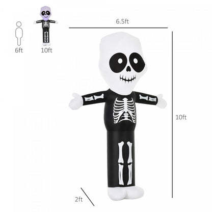 Homcom 10ft Faucille Fantôme Gonflable Halloween Décoration|Homcom Gonflable Faucille Fantôme