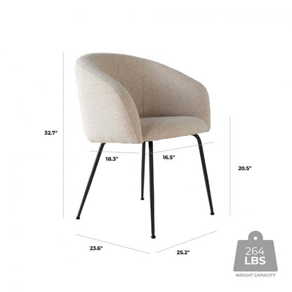 Avenue Accent Dining Chair - Oatmeal|Chaise d'appoint de salle à manger Avenue - avoine