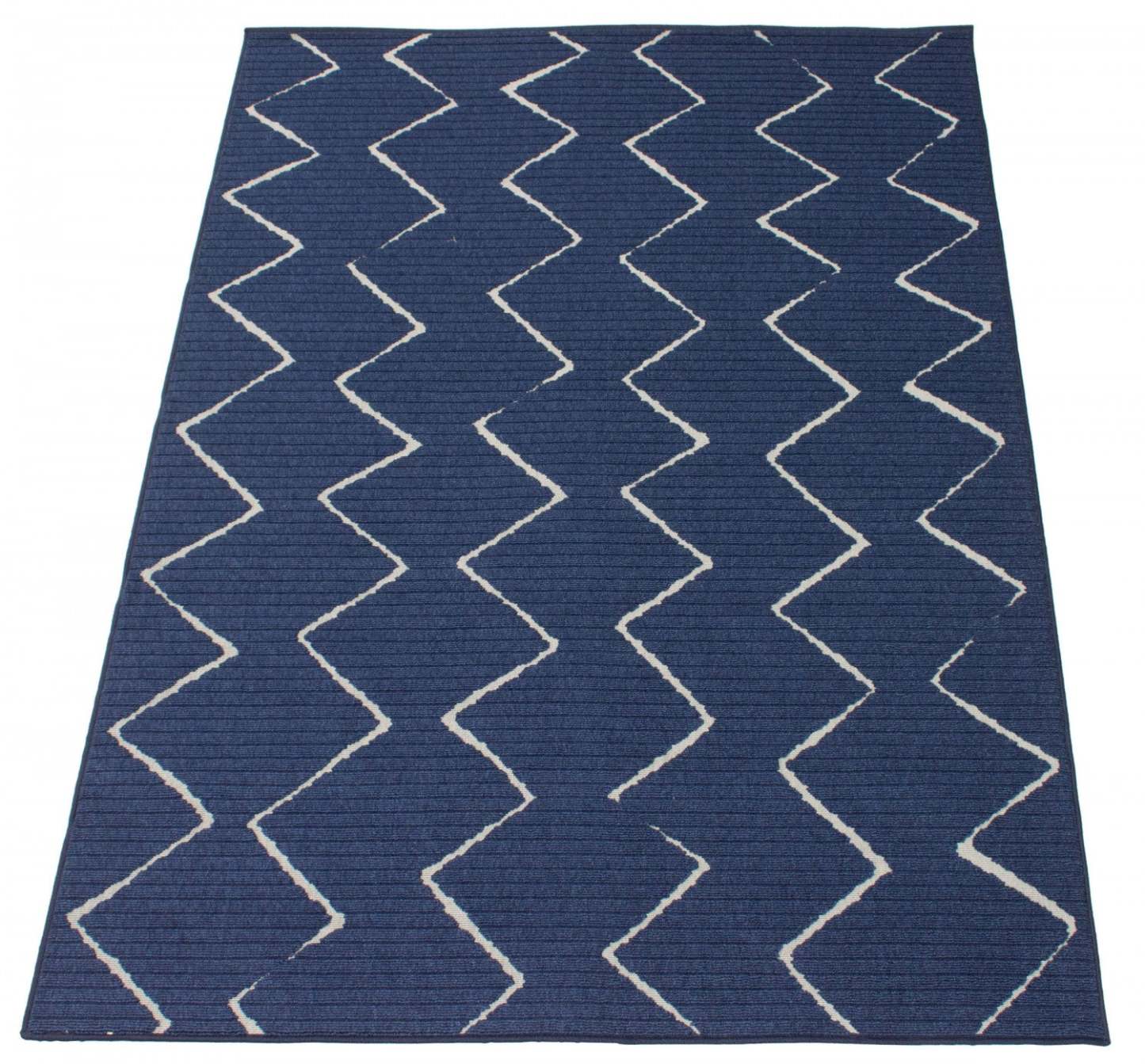 Tapis Kimi Bleu 5'3 x 7'7|Carpette Kimi bleue 5 pi 3 po x 7 pi 7 po|D86FX14X