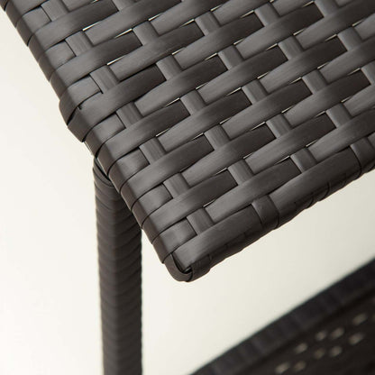 Pawhut Lit Pour Chien Surelevé En Rotin Pour Animal Domestique Intérieur Et Extérieur En Osier Pour