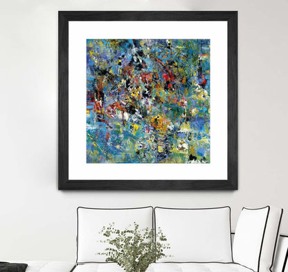 Carpe Diem 2 Matted and Framed Black 36x36 Wall Art|Œuvre d’art murale encadrée noire et mate « Carpe Diem 2 » 36 x 36