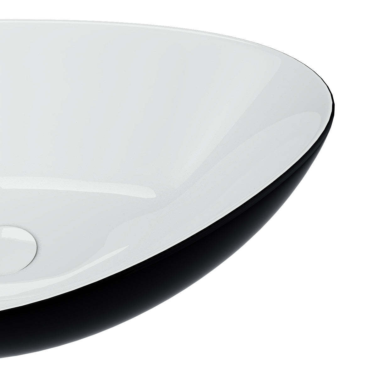 Lavabo de salle de bain Shawny noir