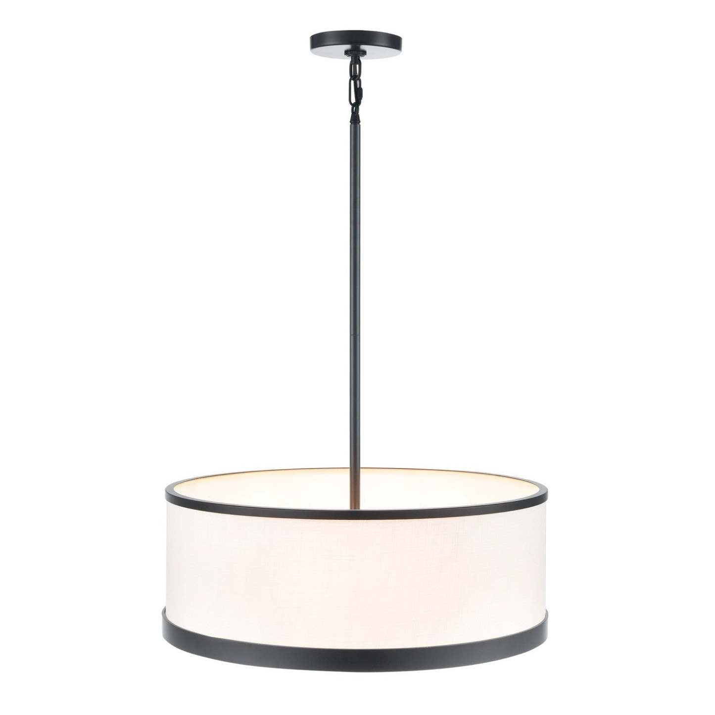 Lustre High Street à 4 lumières, 18 pouces, noir | Lustre A 4 lampes High Street De 18 po, Noir