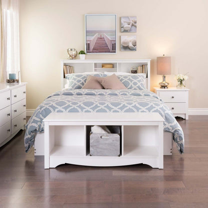 Monterey 2-Drawer Nightstand - Blanc|Table de nuit Monterey à 2 tiroirs - blanche