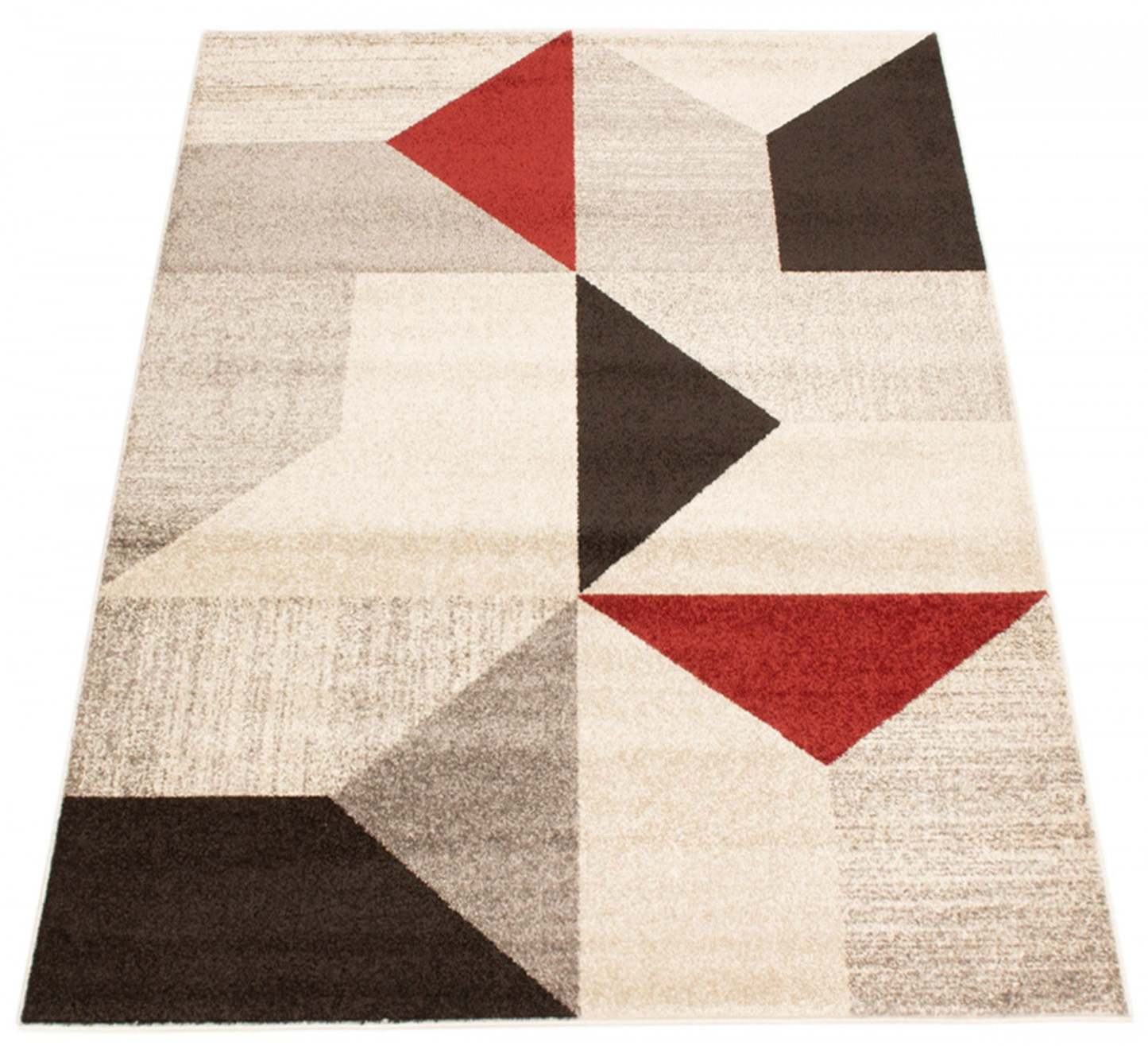 Tapis Hadley gris/rouge 2,39 m x 3,10 m | D26VTUU1