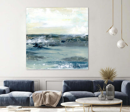 Coastal Blues I Giant Art 72x72 Wall Art|Œuvre d'art murale Giant Art « Coastal Blues I » 72 x 72