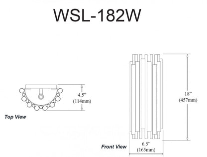 Dainolite Weslyn 2 Light Wall Sconce Tall Matte Black Lamp|Grande applique murale Weslyn de Dainolite avec fini noir mat et 2 ampoules