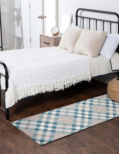 Tapis gris Kors lavable en machine - 2'6 x 8'0|Carpette Kors grise lavable à la machine - 2 pi 6 po x 8 pi 0 po|D86F5E2N