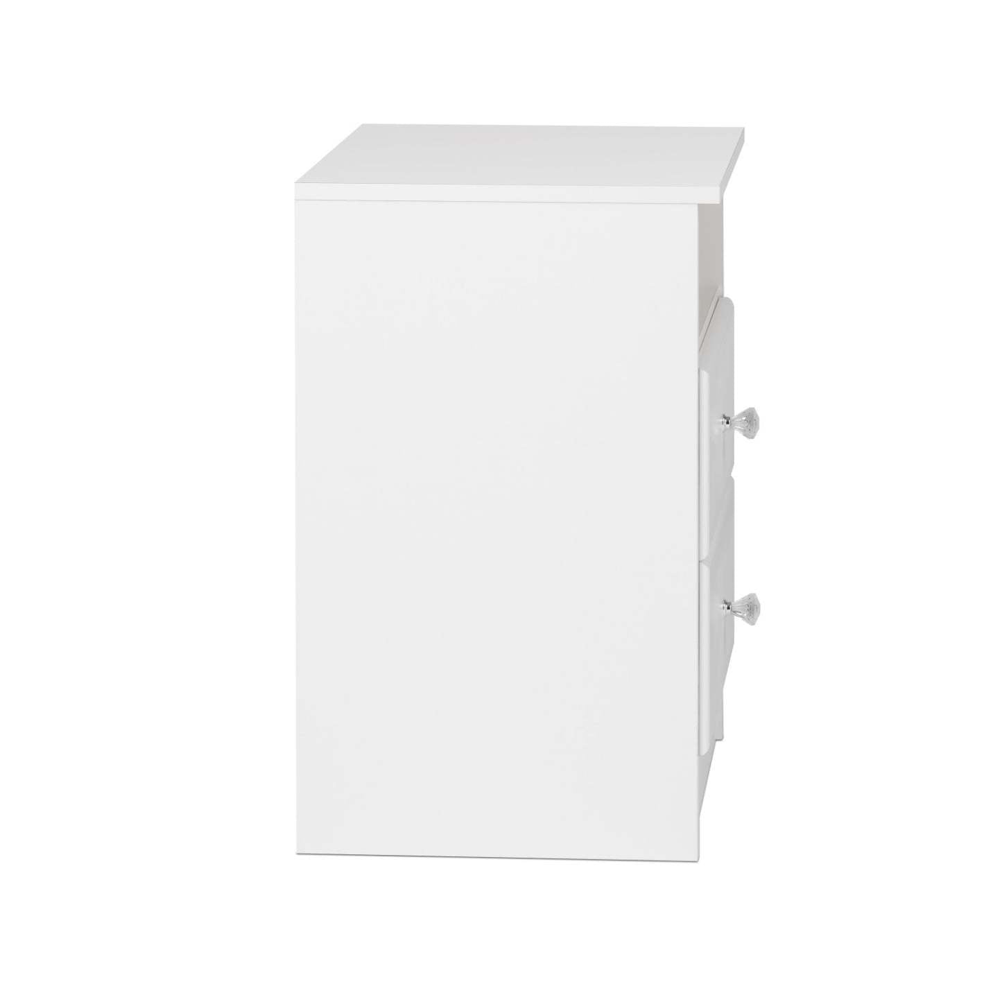 Astrid Kids 2-Drawer Nightstand - Blanc|Table de nuit Astrid à 2 tiroirs pour enfants - blanche