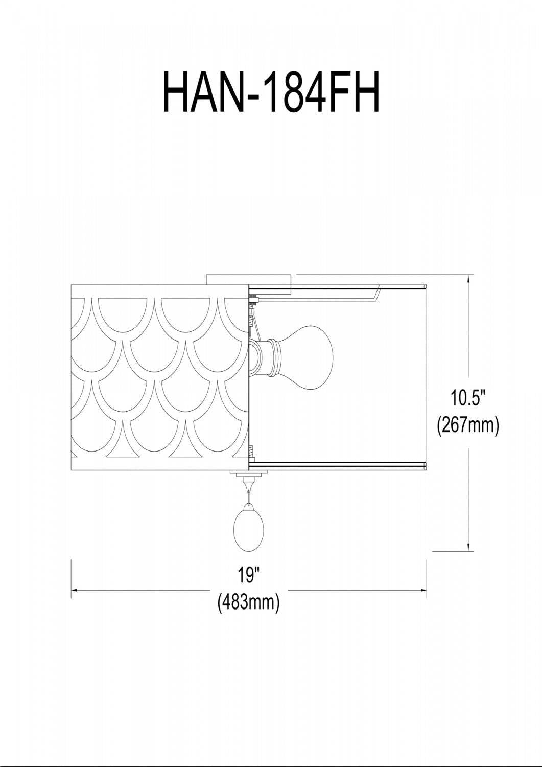 Dainolite Hannah 4 Light Flush Mount Polished Chrome Finish Winter Gold Shade Lamp|Plafonnier affleuré Hannah de Dainolite avec abat-jour doré hivernal, fini chromé poli et 4 ampoules