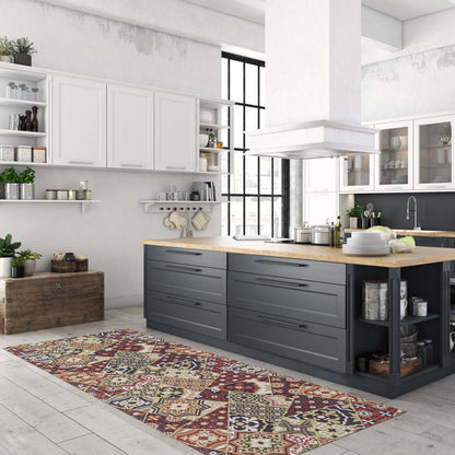 Bellezza Rouge 2'2 x 3'0 Tapis d'aire - S de 2|Carpette Bellezza rouge 2 pi 2 po x 3 pi 0 po - Ensemble de 2|D21HZ7D7