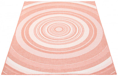 Neisha Modern Coral Rug 5'3 X 7'3 Area Rug|Tapis Neisha Modern corail 5 pi 3 po x 7 pi 3 po|D86FV2X2