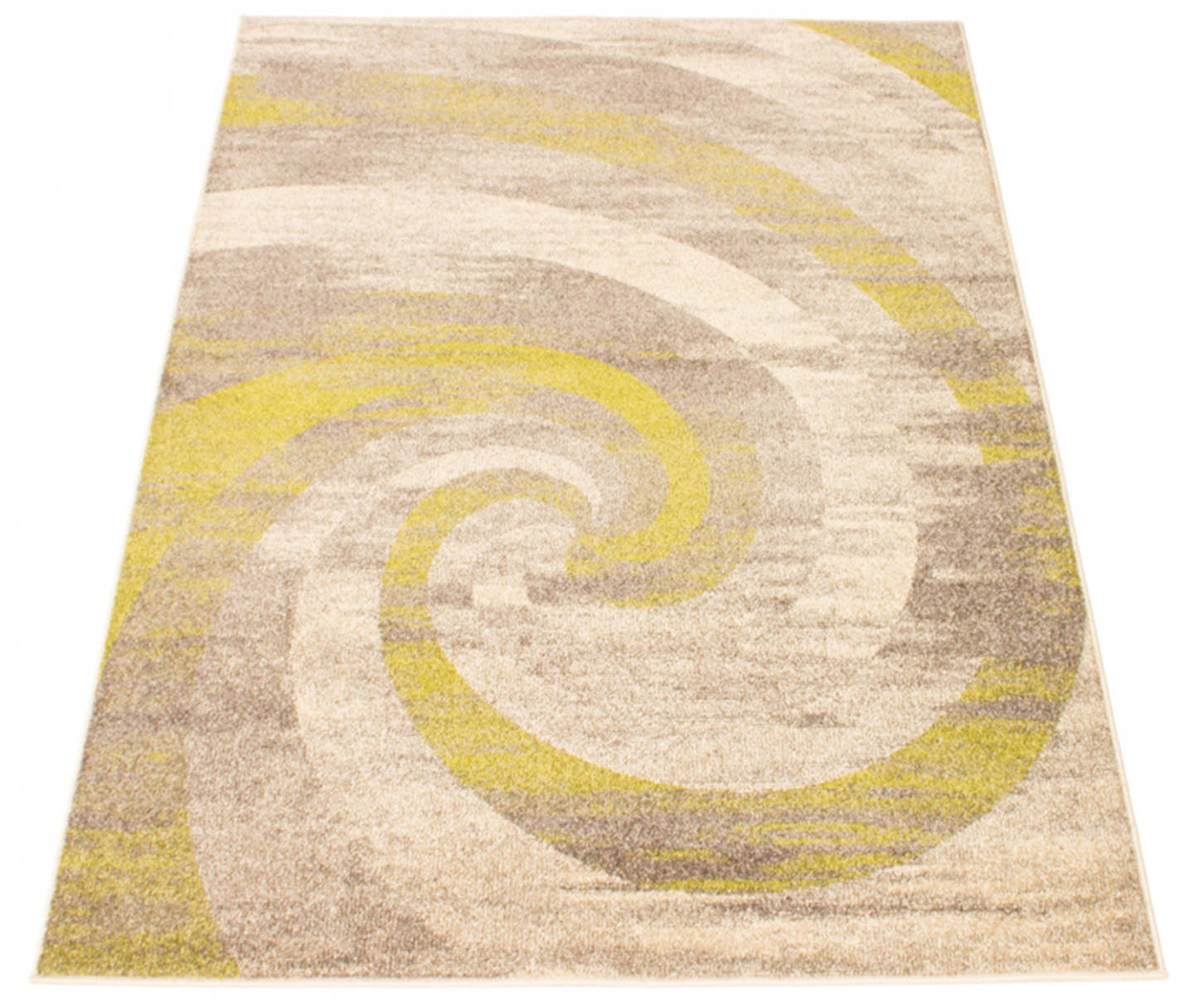 Korra ivoire / vert 6'7 x 9'6 tapis de sol | Tapis Korra ivoirevert 6 pi 7 po x 9 pi 6 po | D27VA913