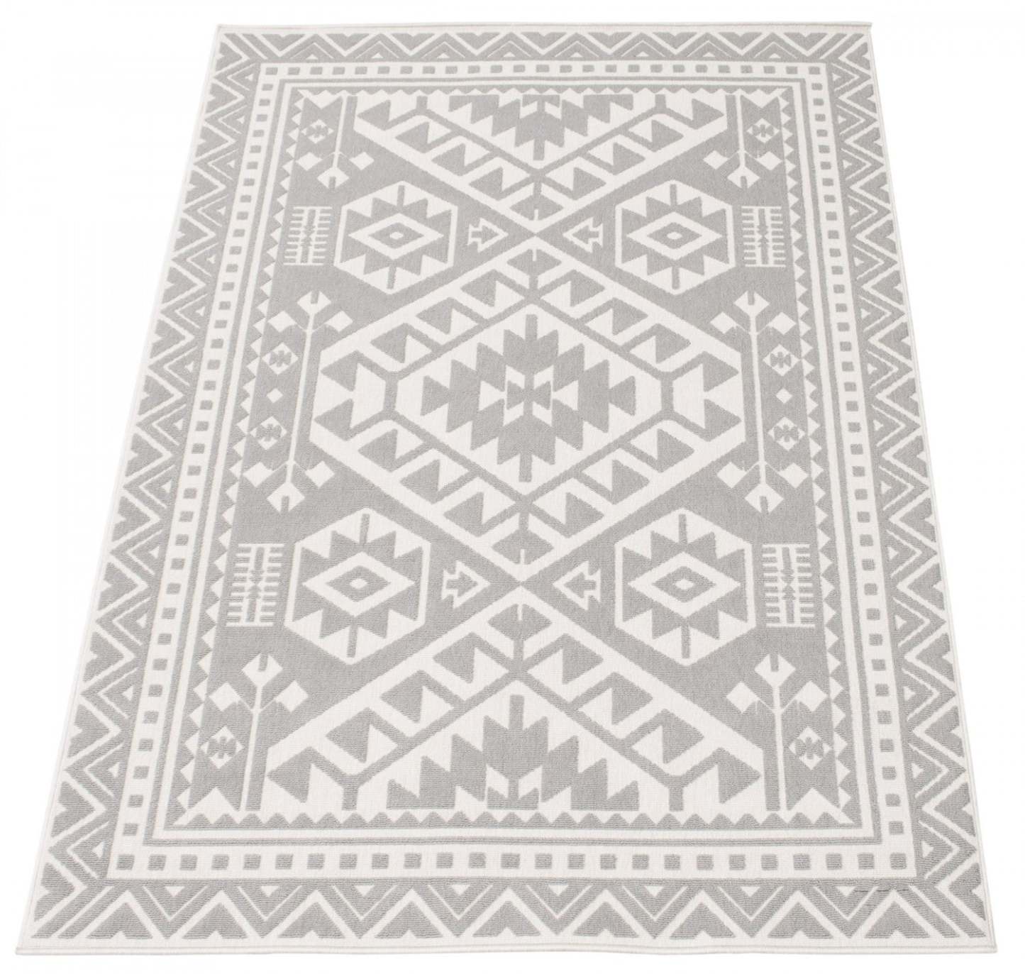 GaiaLight Grey 6'7 x 9'6 Area Rug|Carpette Gaia gris clair 6 pi 7 po x 9 pi 6 po|D86FNWQU