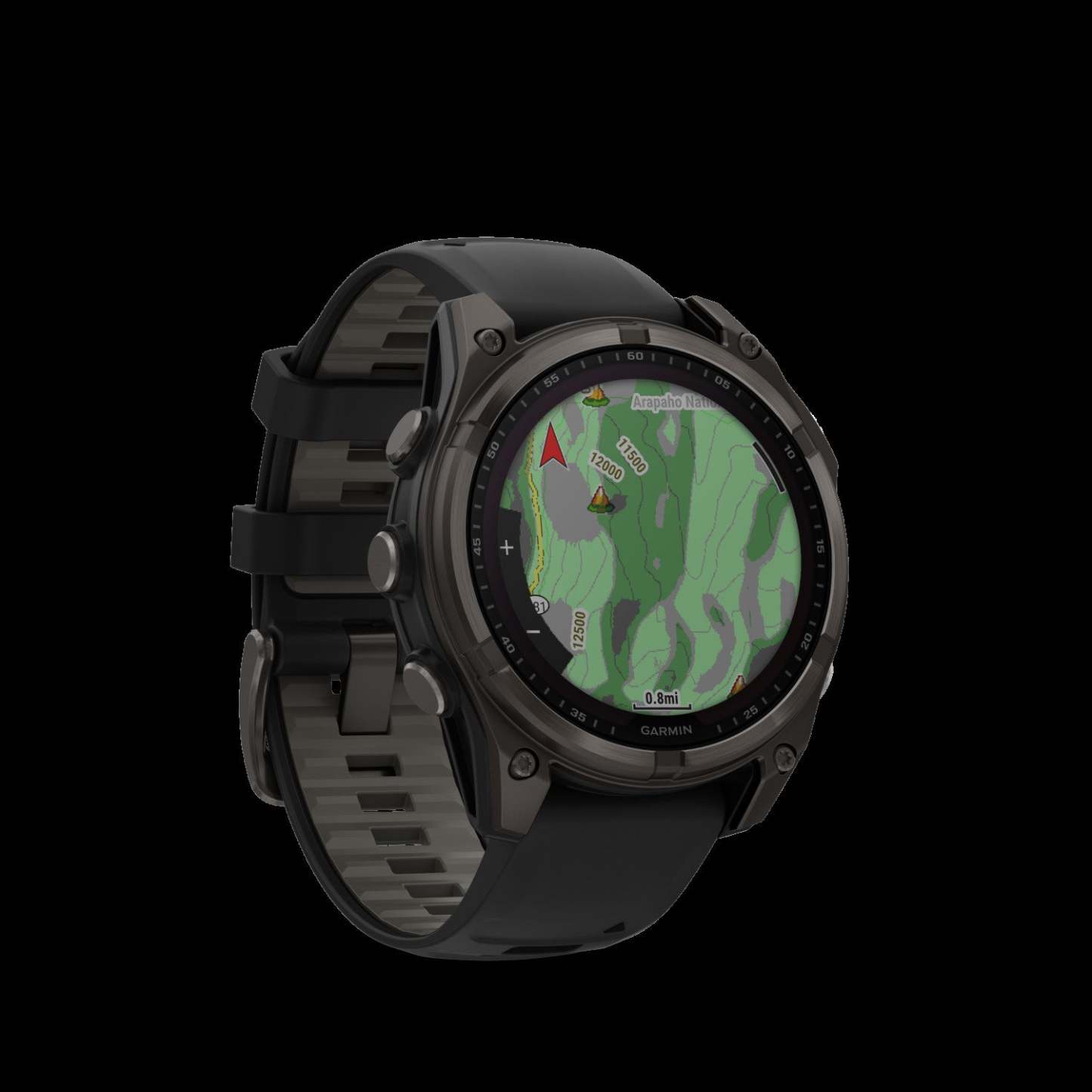 Garmin Fēnix 8 Solar Sapphire Smartwatch 47mm - Gps, Boussole, Gyroscope Et Altimètre Barométrique | Montre Connectée Garmin Fēnix 8 Solar Sapphire 47mm - Gps, Boussole, Gyroscope Et Altimètre Barométrique