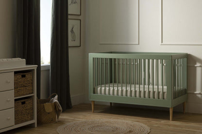 Cotton Candy 3-in-1 Convertible Crib - Sage Green | Cotton Candy Lit De Bebe Convertible 3 En 1 - Vert Sauge