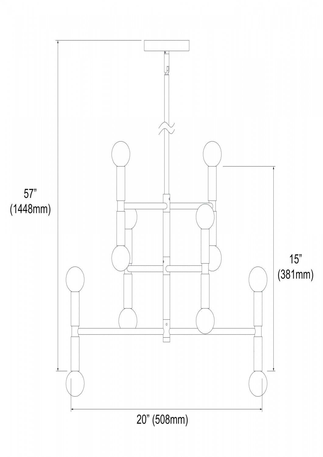Dainolite Ava 12 Light Chandelier Small Vintage Bronze Finish Lamp|Petit lustre Ava de Dainolite avec fini bronze rétro et 12 ampoules