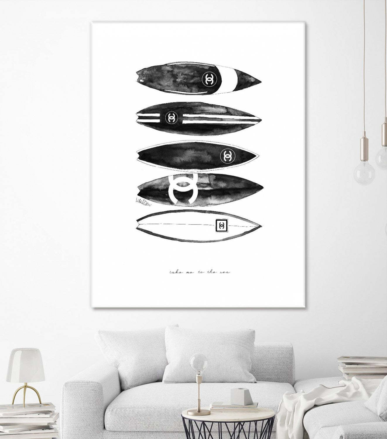 Surf Portrait Giant Art 72x54 Wall Art|Œuvre d'art murale Giant Art « Surf Portrait » 72 x 54