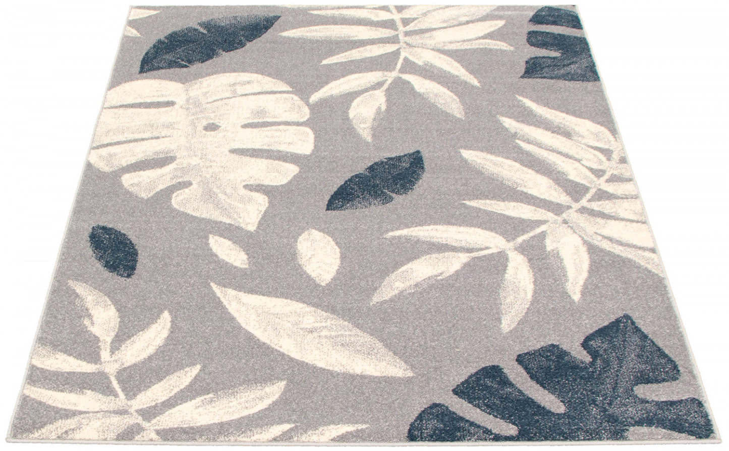 Tapis Palta Silver-Prol - 3'11 x 5'7|Carpette Palta argent-couleur pétrole - 3 pi 11 po x 5 pi 7 po| D2CC2M3I
