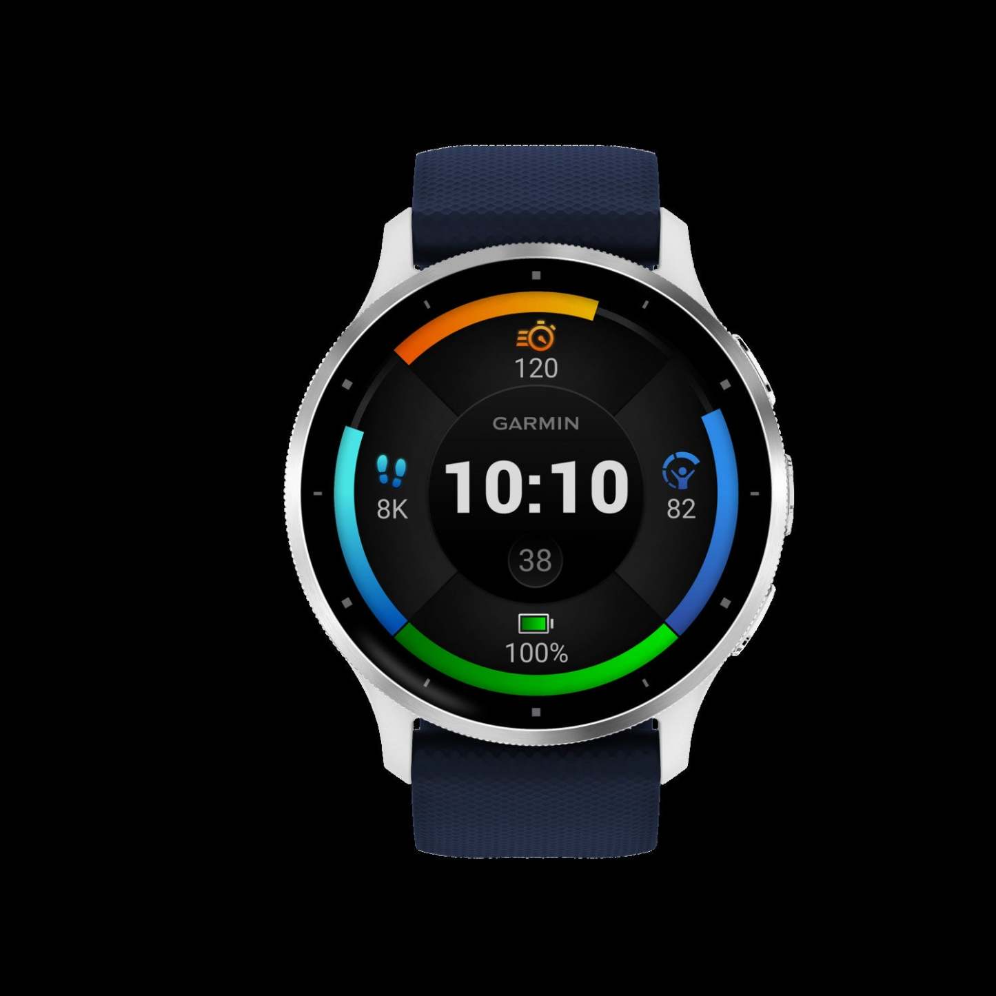 Garmin Venu® 3 Montre Intelligente Gps - Suivi De Santé Avec 14 Jours D'autonomie, 45mm - Boîtier Blanc