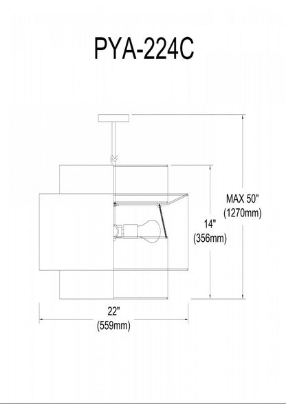 Dainolite Priya 4 Light Chandelier Small Matte Black Black/White Shade Lamp|Petit lustre Priya de Dainolite avec abat-jour noir et blanc, fini noir mat et 4 ampoules