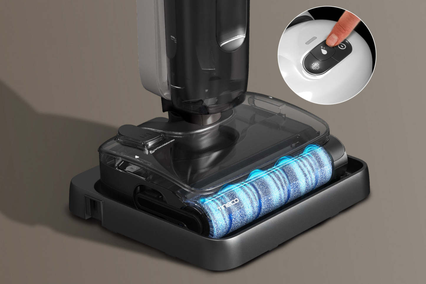 Nettoyeur de sols sans fil Tineco Go H2O Hammerhead | Aspirateur balai à main Tineco Go H2O Hammerhead