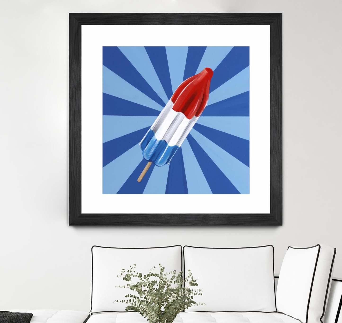 Daily Cravings Vi Matted and Framed Black 36x36 Wall Art|Œuvre d'art murale encadrée noire et mate « Daily Cravings Vi » 36 x 36