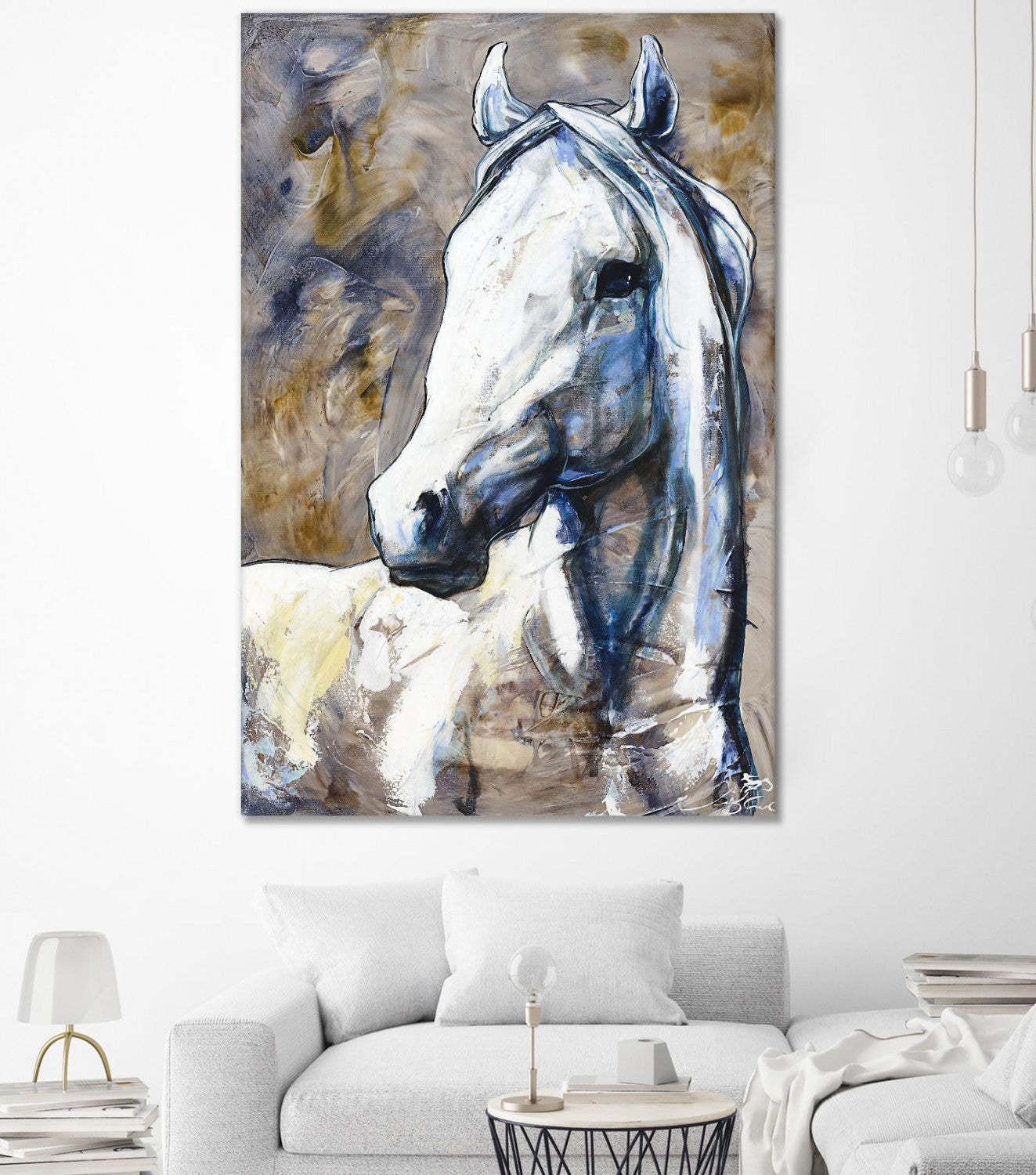 Lily Of The Valley Giant Art 72x48 Wall Art|Œuvre d’art murale Giant Art « Lily Of The Valley » 72 x 48