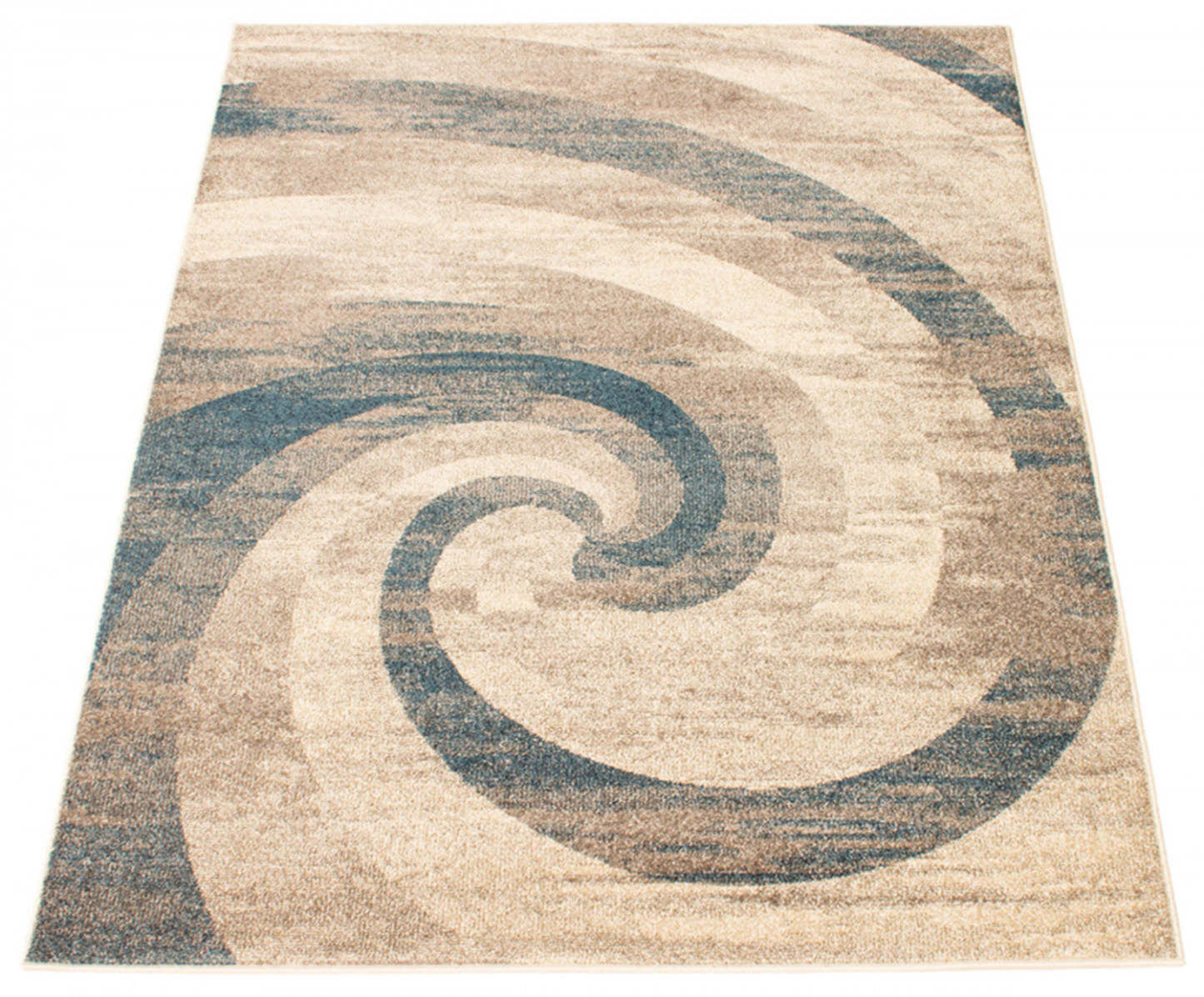 Korra ivoire / bleu 6'7 x 9'6 tapis de sol|Carpette Korra ivoirebleu 6 pi 7 po x 9 pi 6 po|D26J1FF1