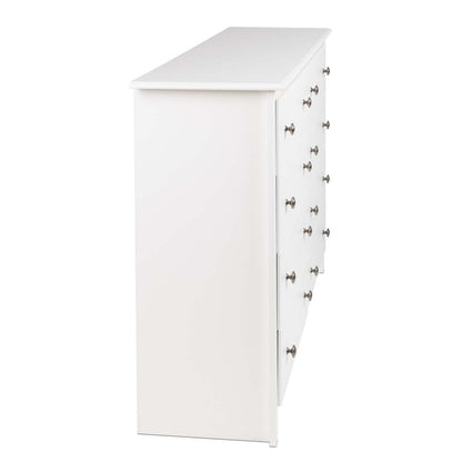 Commode Monterey 8 tiroirs - Blanc|Commode Monterey à 8 tiroirs - blanche