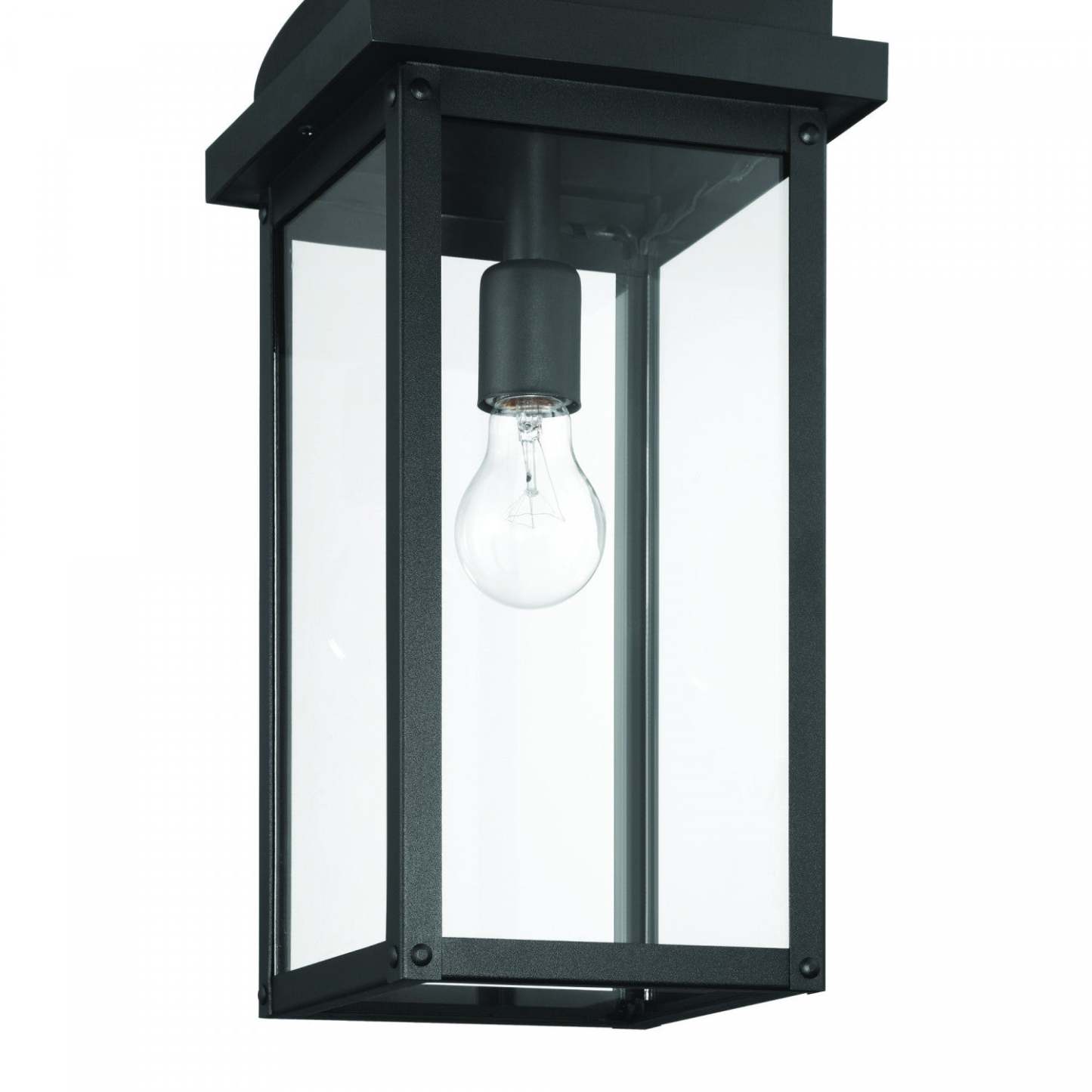 Madrid 1 Light Outdoor Pendant, Black Lamp | Suspension D’exterieur Madrid A 1 lampe, Noire