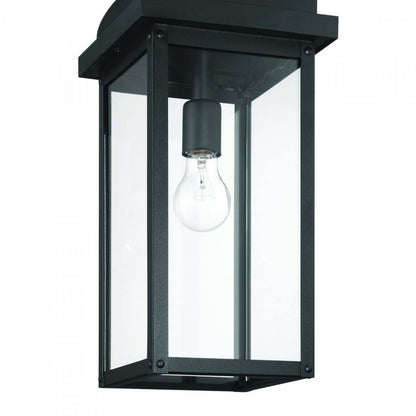 Madrid 1 Light Outdoor Pendant, Black Lamp | Suspension D’exterieur Madrid A 1 lampe, Noire