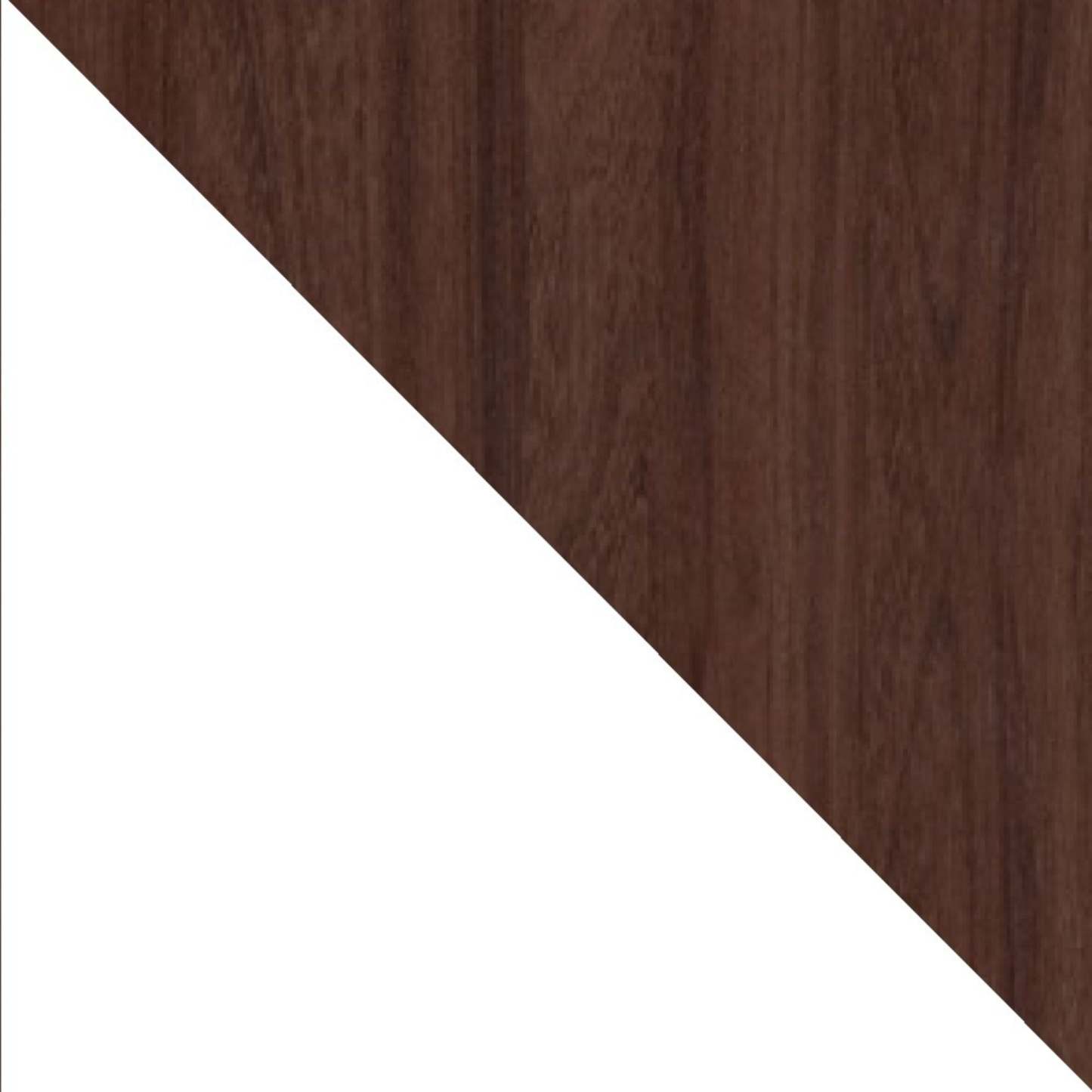 Manhattan Comfort Mosholu 3-Shelf Accent Cabinet - White &amp; Nut Brown|Armoire décorative Mosholu de Manhattan Comfort avec 3 tablettes - blanche et brun noix