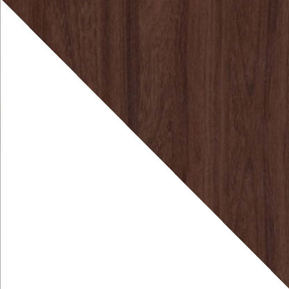 Manhattan Comfort Mosholu 3-Shelf Accent Cabinet - White &amp; Nut Brown|Armoire décorative Mosholu de Manhattan Comfort avec 3 tablettes - blanche et brun noix