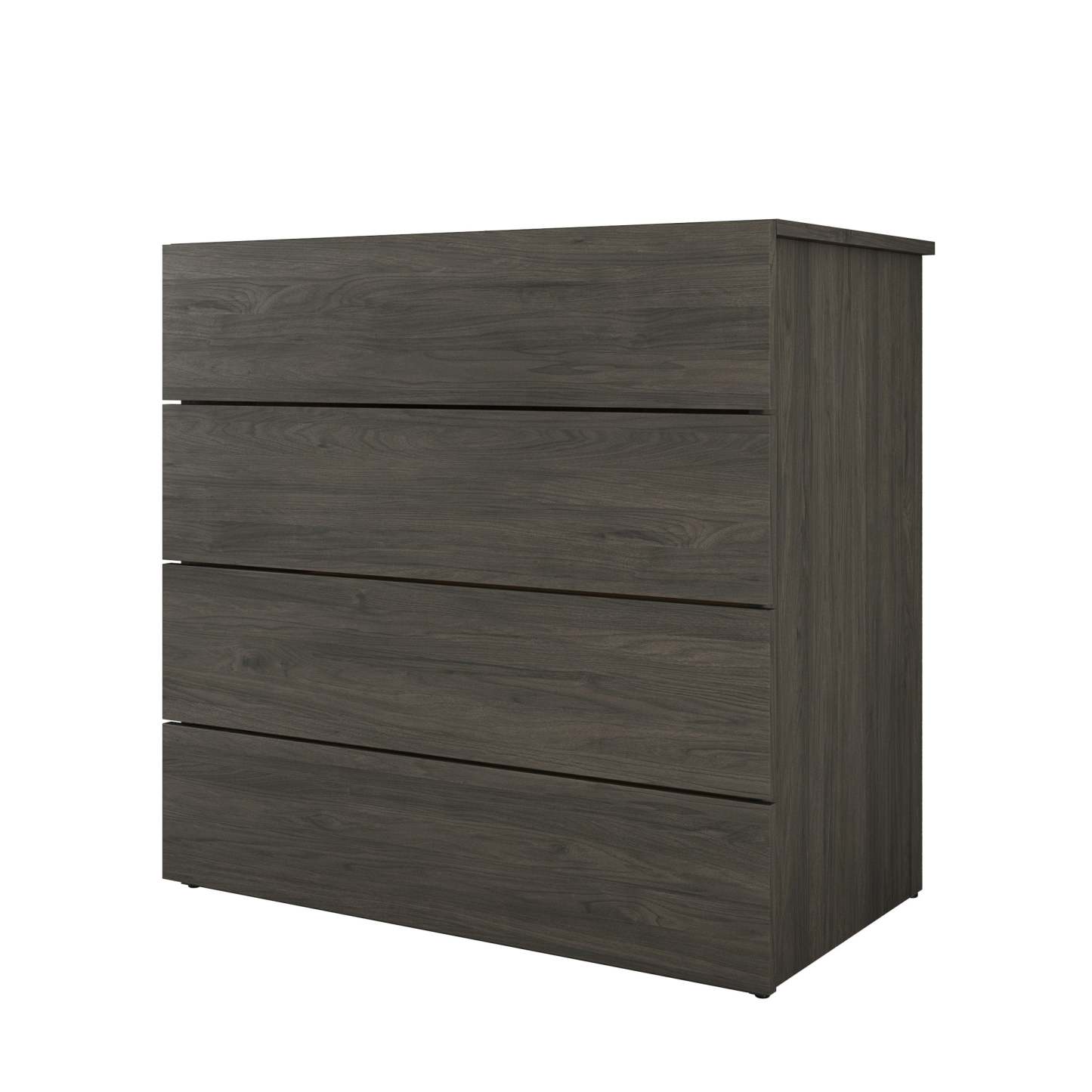 Commode à 4 tiroirs Nordika - Gris Écorce | Commode verticale Nordika à 4 tiroirs - gris écorce | D08HK6TG