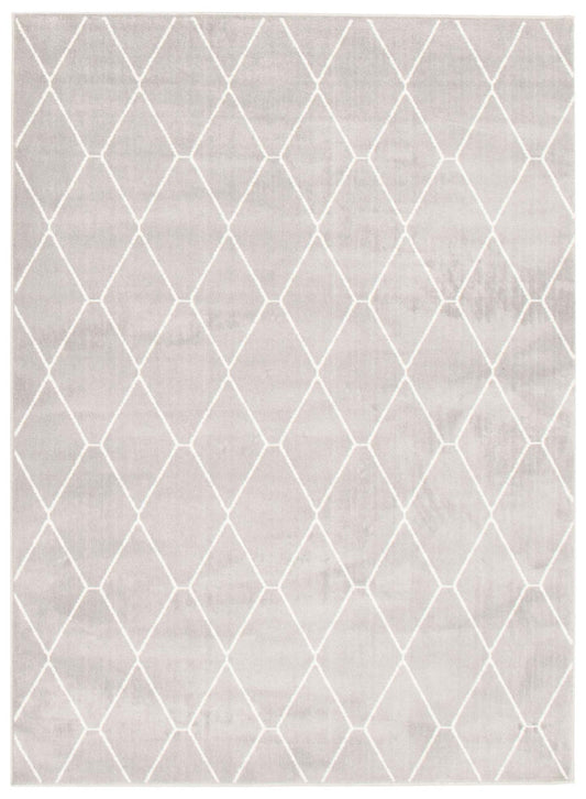 Tapis August Gris-Blanc 6'7 x 9'6|Carpette August griseblanche 6 pi 7 po x 9 pi 6 po|D86F0XN1