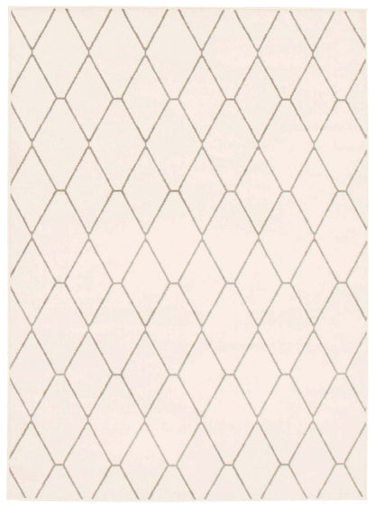 Tapis August blanc-gris 6'7 x 9'6 | D86FYI62