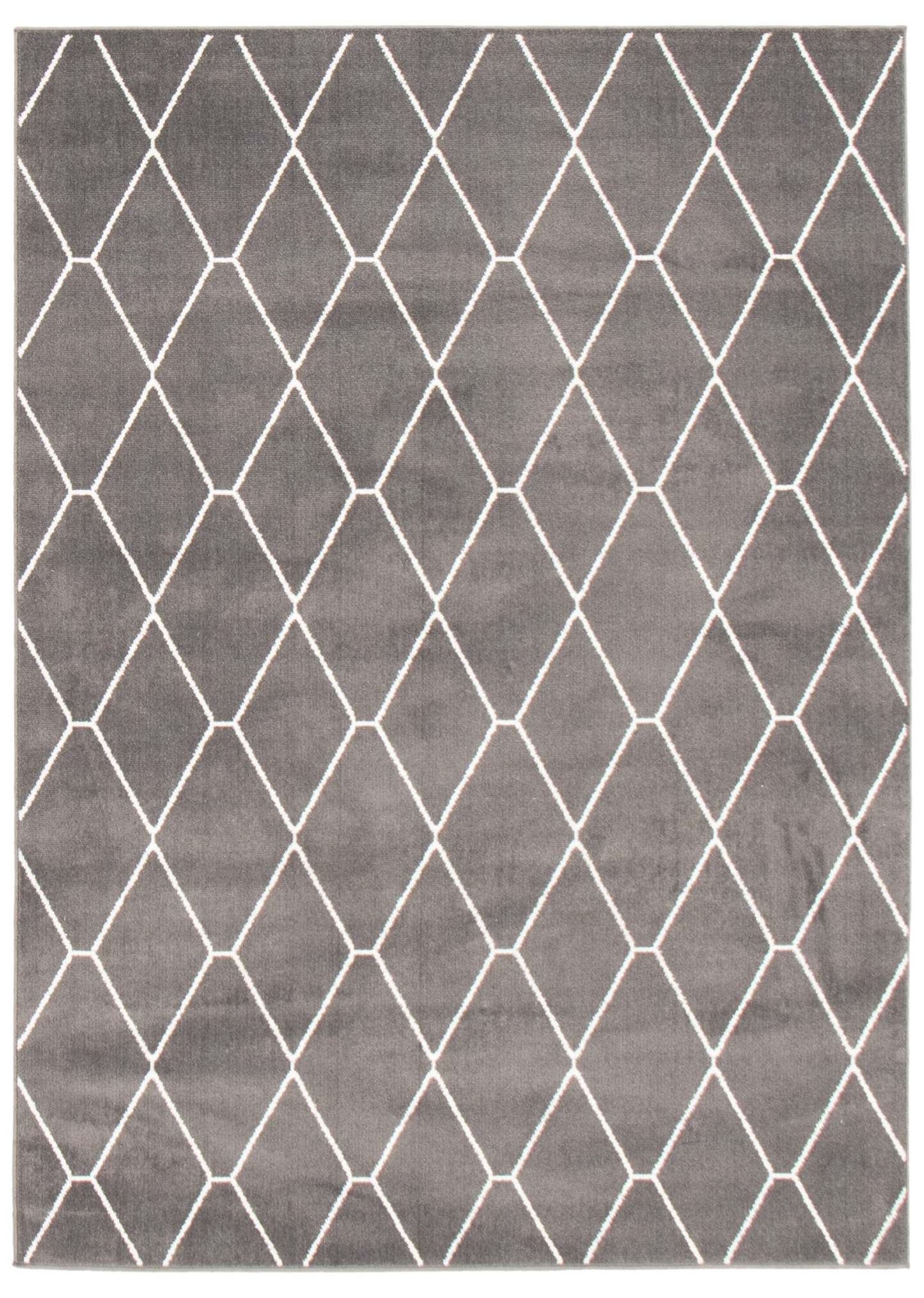 Tapis August Gris Foncé-Blanc 7'10 x 10'2|Carpette August gris foncéblanc 7 pi 10 po x 10 pi 2 po|D86FED4J