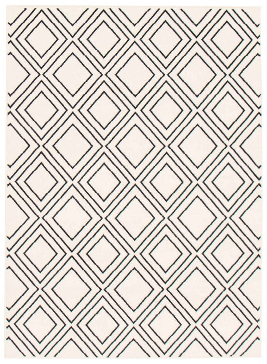 Tapis August Geod Blanc-Marine 7'10 x 10'2|Carpette August blanc géodebleu marine 7 pi 10 po x 10 pi 2 po|D86F3XAU